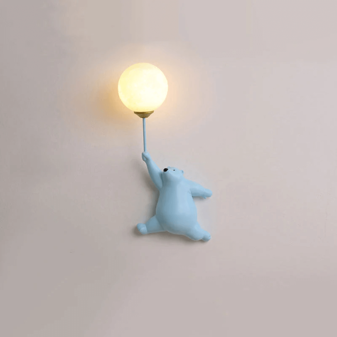 LED-Wandleuchte Bär Design Kinderzimmer