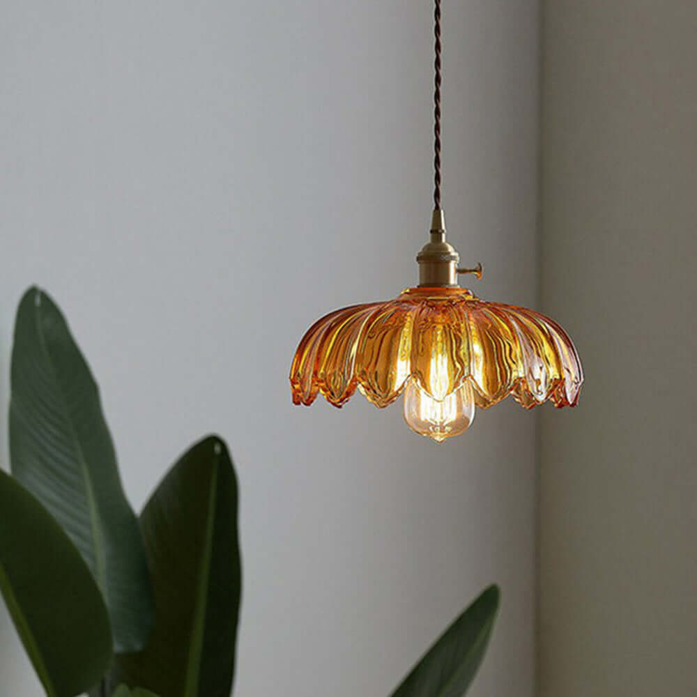 Vintage Glas Hängelampe