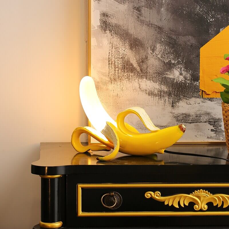 Art Deco Tischlampe Bananen Design