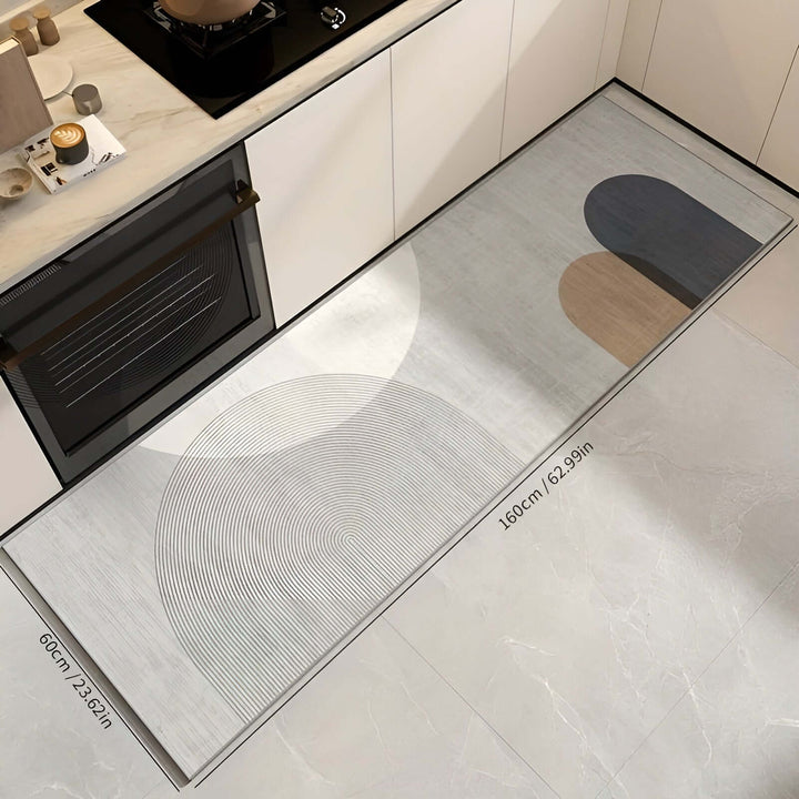 Tapis de cuisine ergonomique et confortable - antidérapant et doux