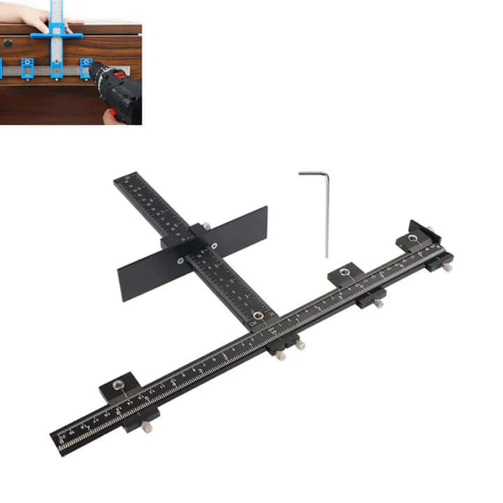 Präzisions-Bohrschablone für exakte Montage