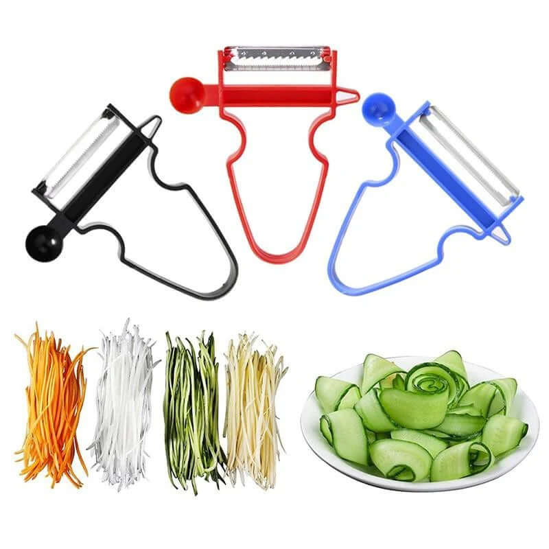 3-teiliges Profi-Schälset - Sparschäler, Julienne & Universalschäler