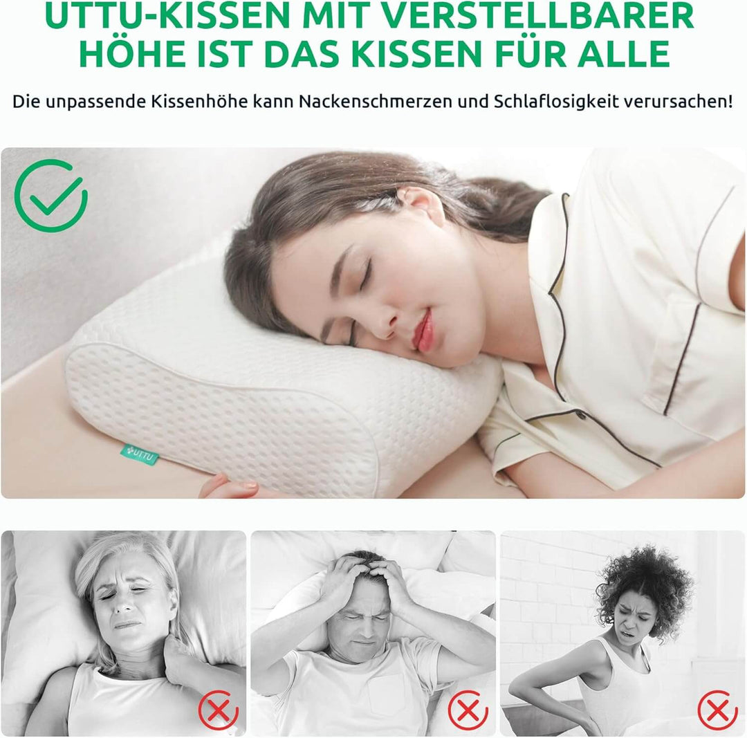 Orthopädisches Nackenkissen für gesunden Schlaf