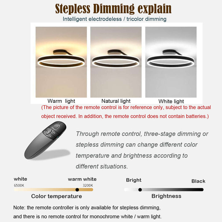 Plafonnier LED moderne pour salon