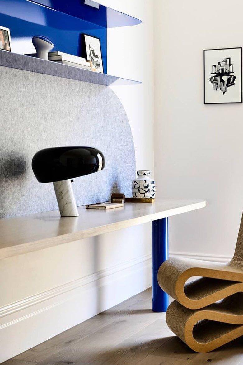 Lampe de table design en marbre