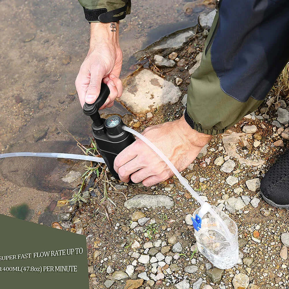 Filtre à eau portable pour l'extérieur et le camping