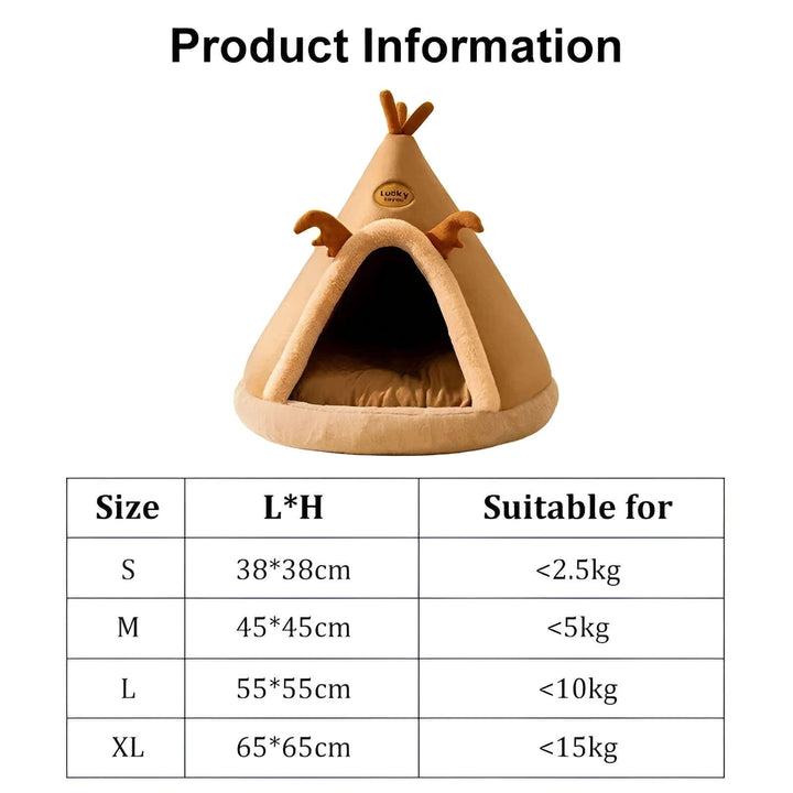Kuscheliges Katzenzelt - Gemütliches Haustierbett