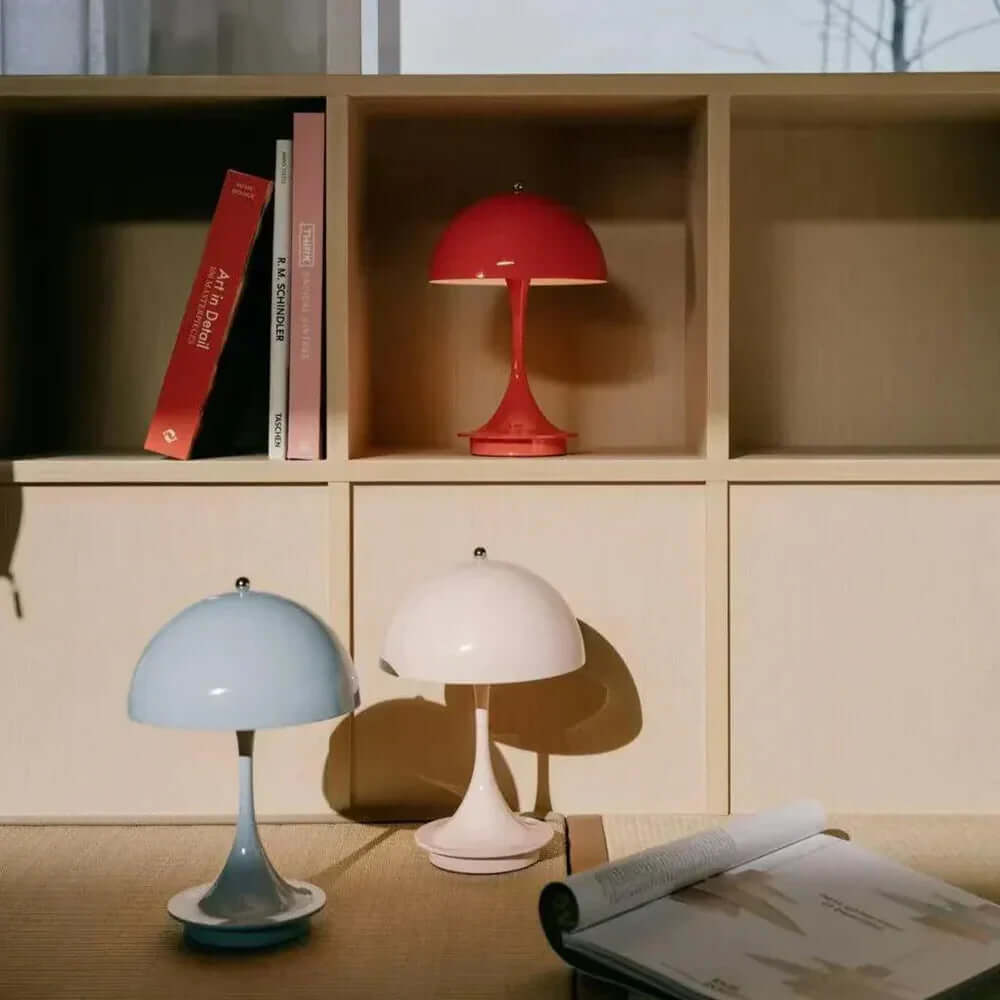 Dimmbare LED Blütenlampe - Kabellos & Modern