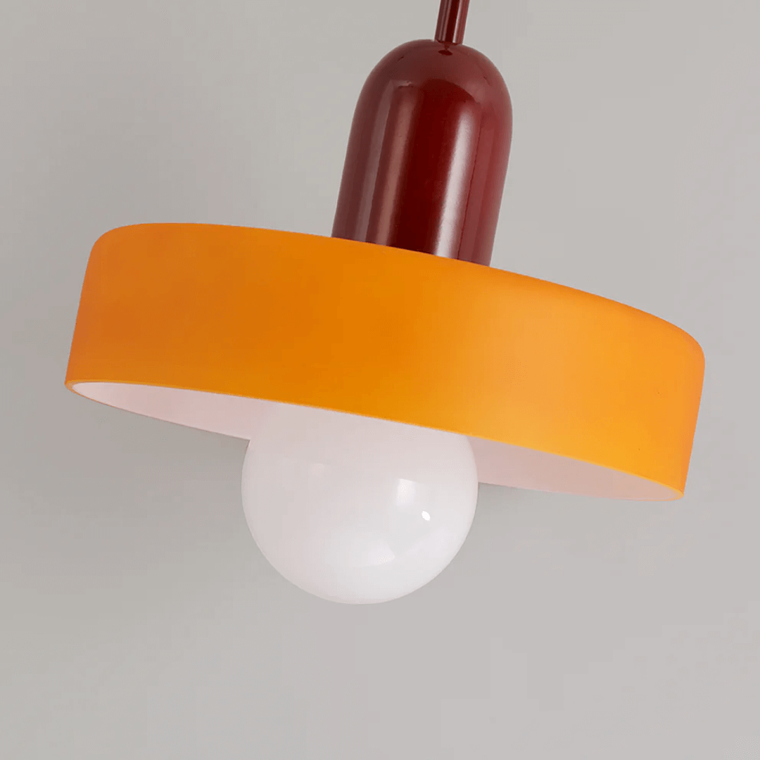 Lampe suspendue en verre à LED au design moderne