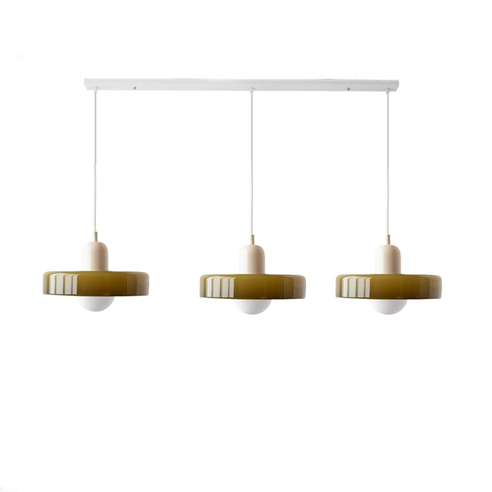 3-köpfige Bauhaus Pendelleuchte