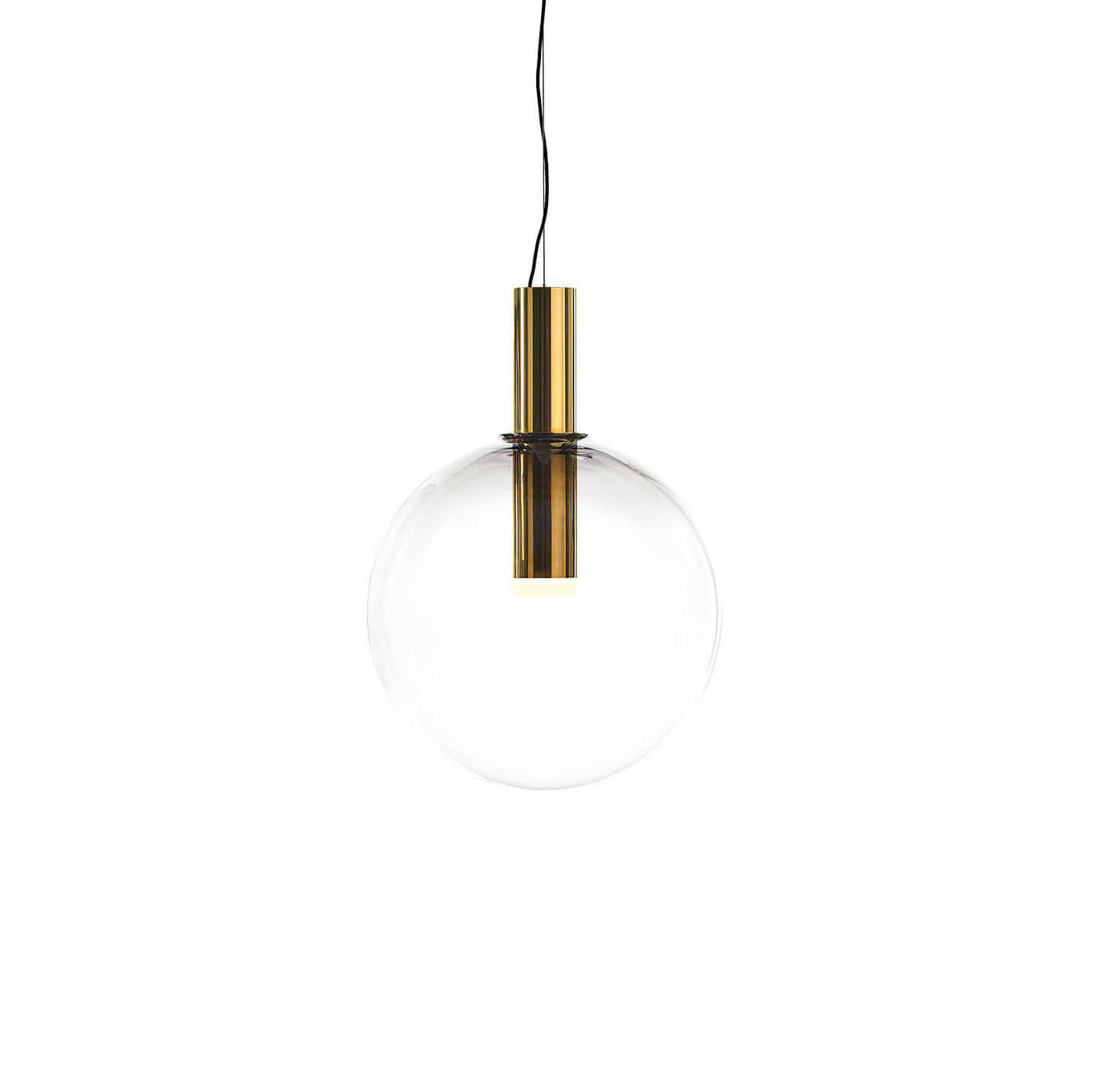 Elegante Pendelleuchte Glas & Metall