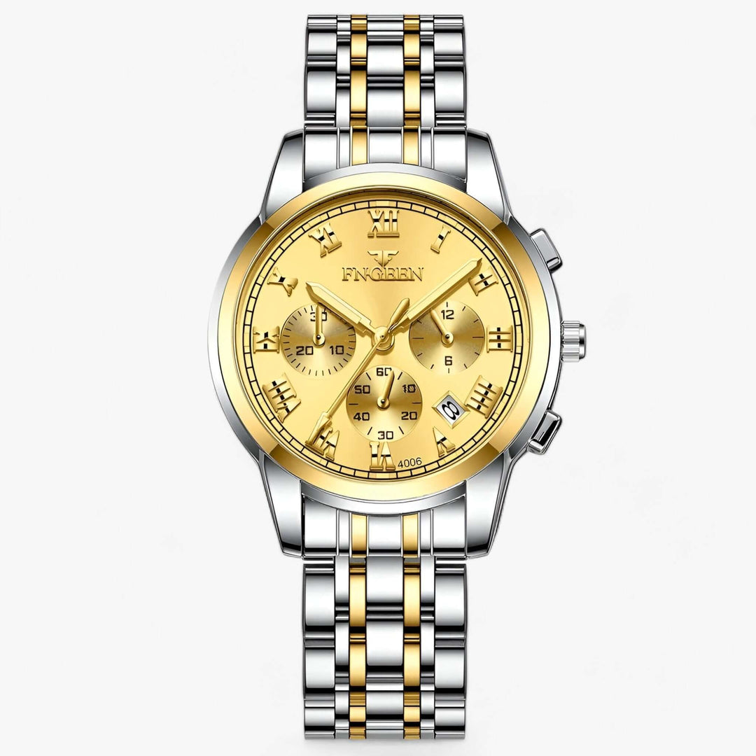 Montre élégante pour femme en titane avec cadran lumineux