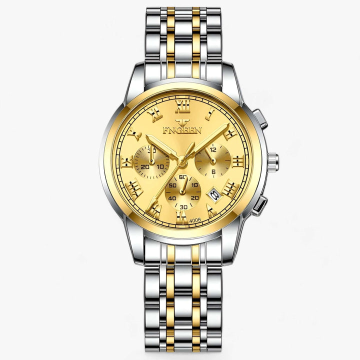 Montre élégante pour femme en titane avec cadran lumineux