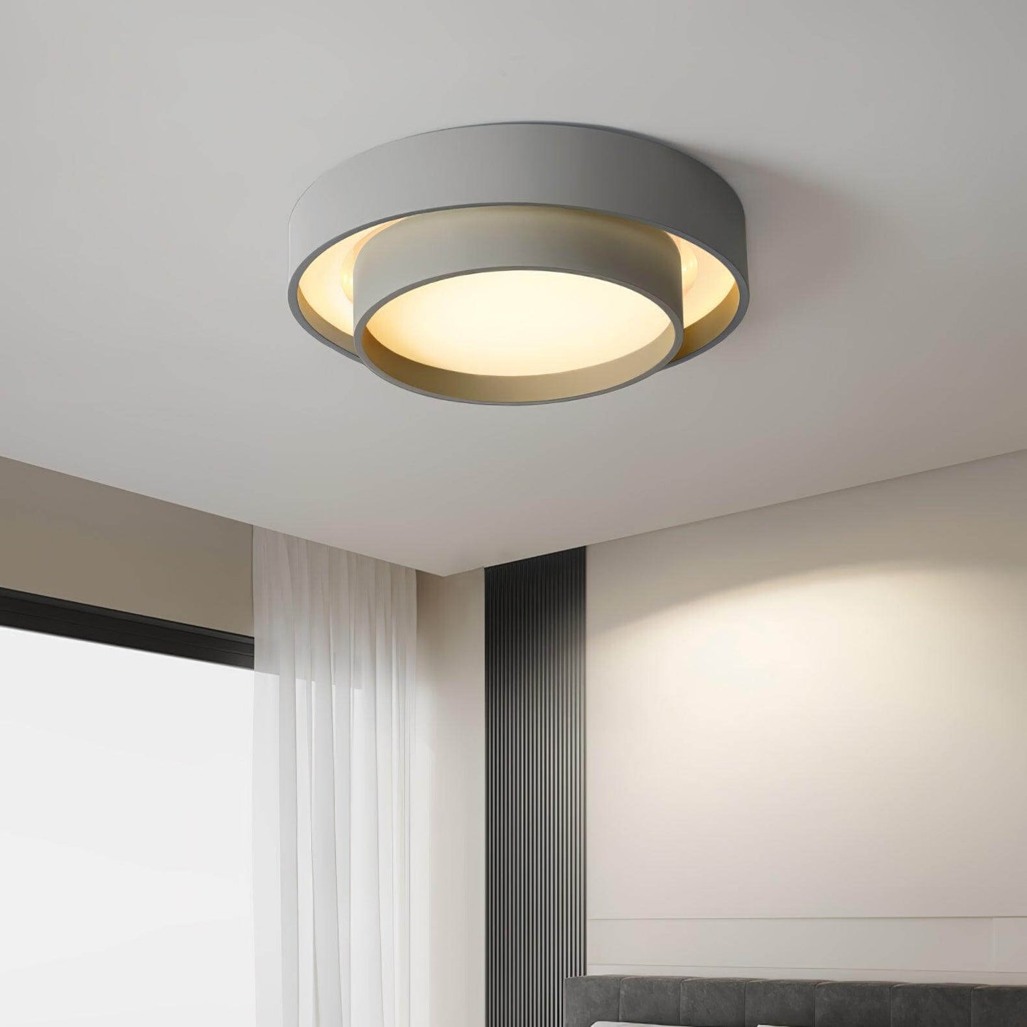 Moderne LED Deckenleuchte - rund