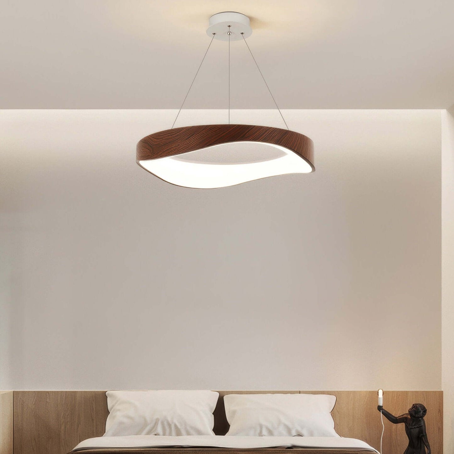 Moderne Runde LED-Pendelleuchte