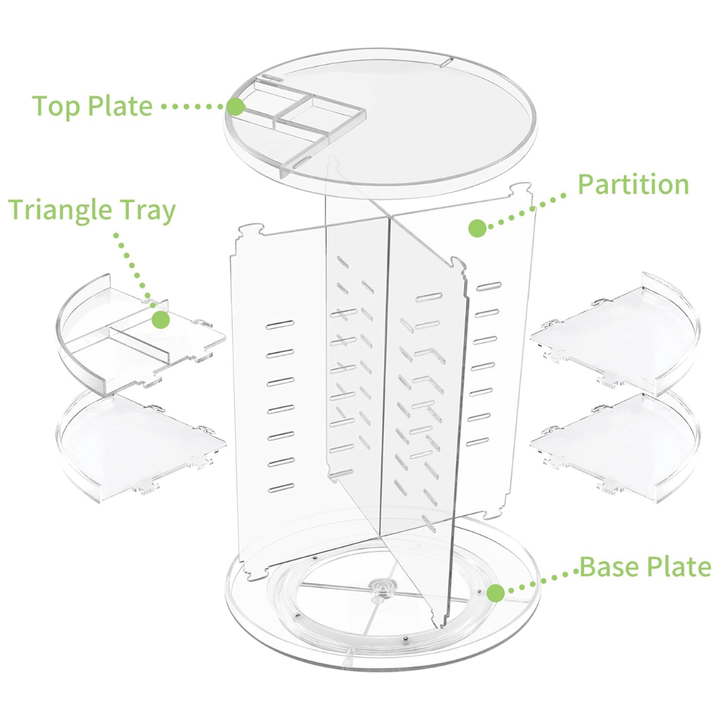 Drehbarer Kosmetik Organizer 360°