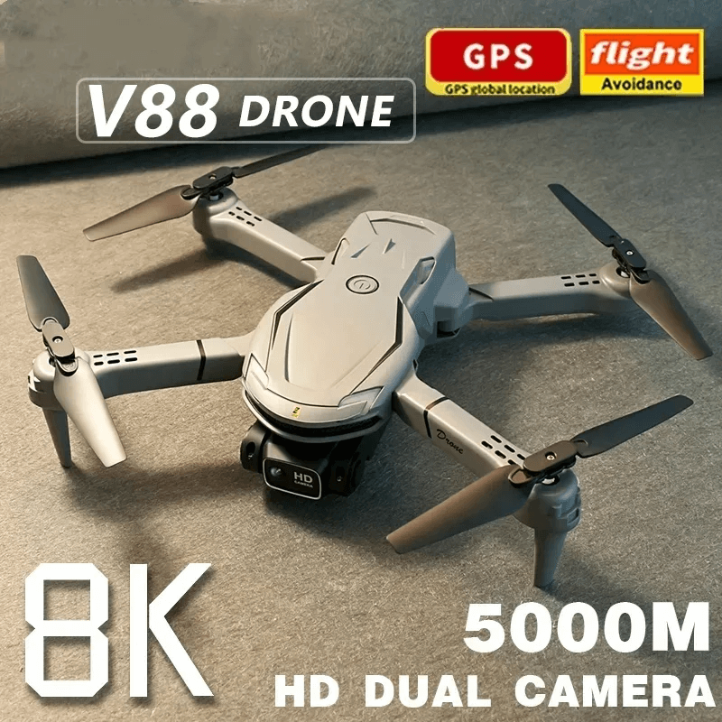 Mini Drohne mit 8K HD Kamera & GPS für Luftfotografie