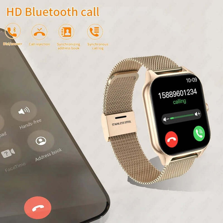 Montre connectée élégante pour femme - Montre connectée de fitness et d'activité