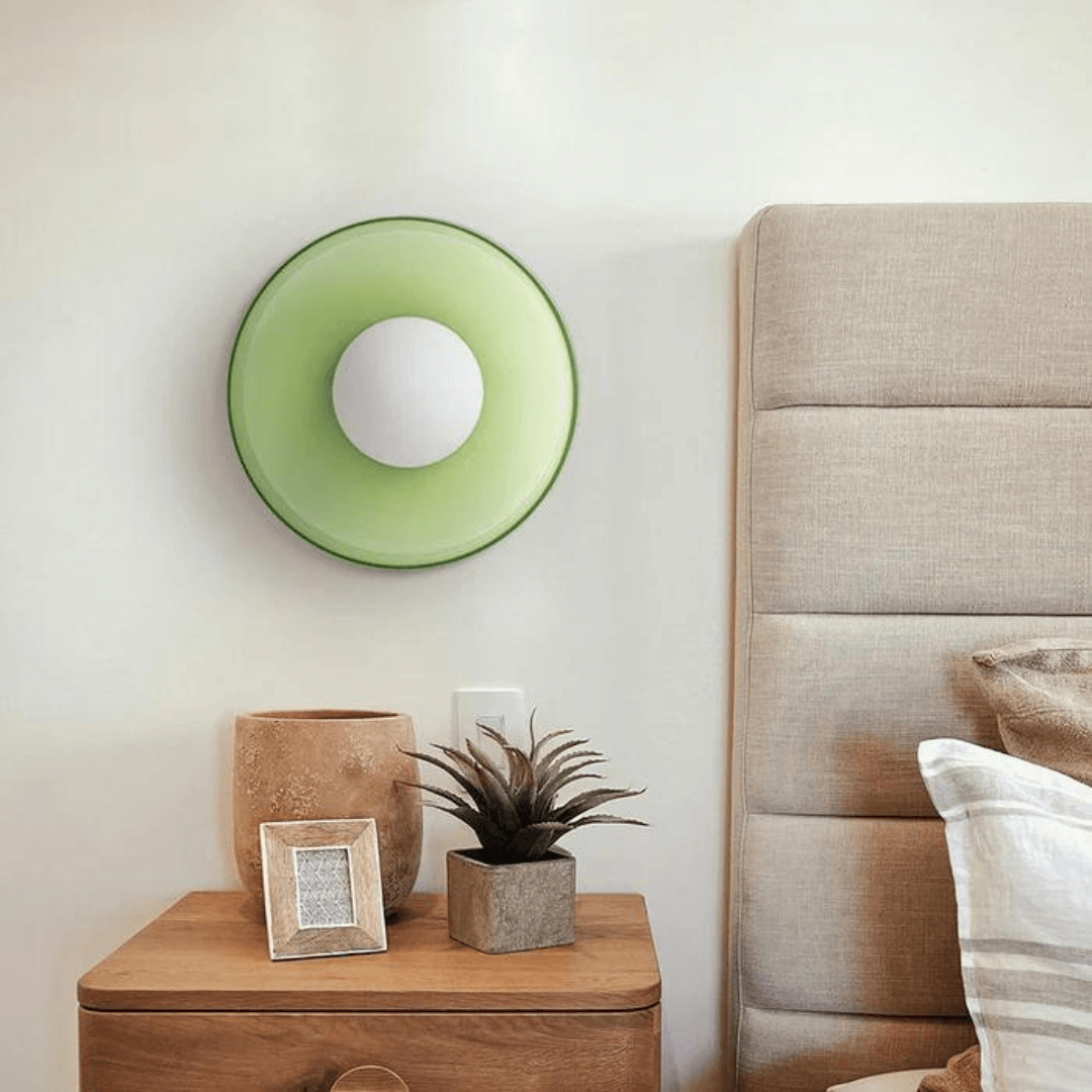 Runde LED Deckenleuchte Modern Glas Lampe