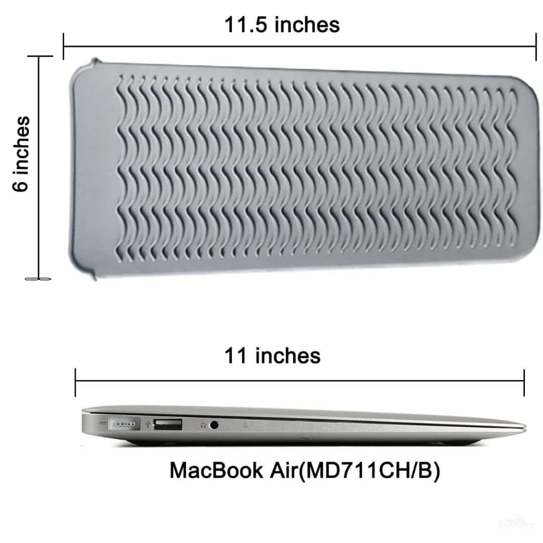 Dessous de verre en silicone résistant à la chaleur - tapis de protection de cuisine