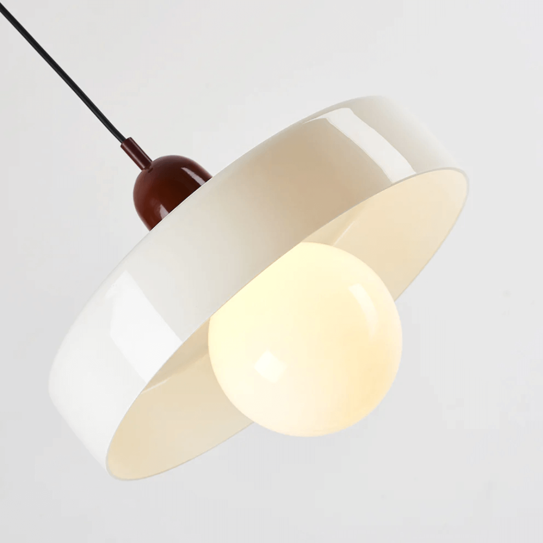 Lampe suspendue en verre à LED au design moderne