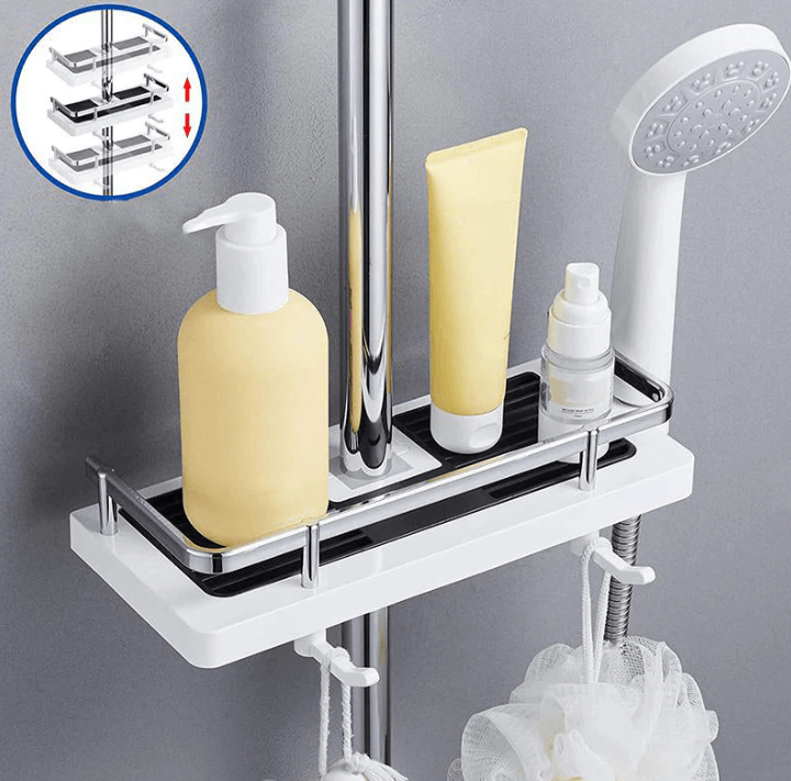 Platzsparendes Duschregal - Badezimmer Ordnungssystem