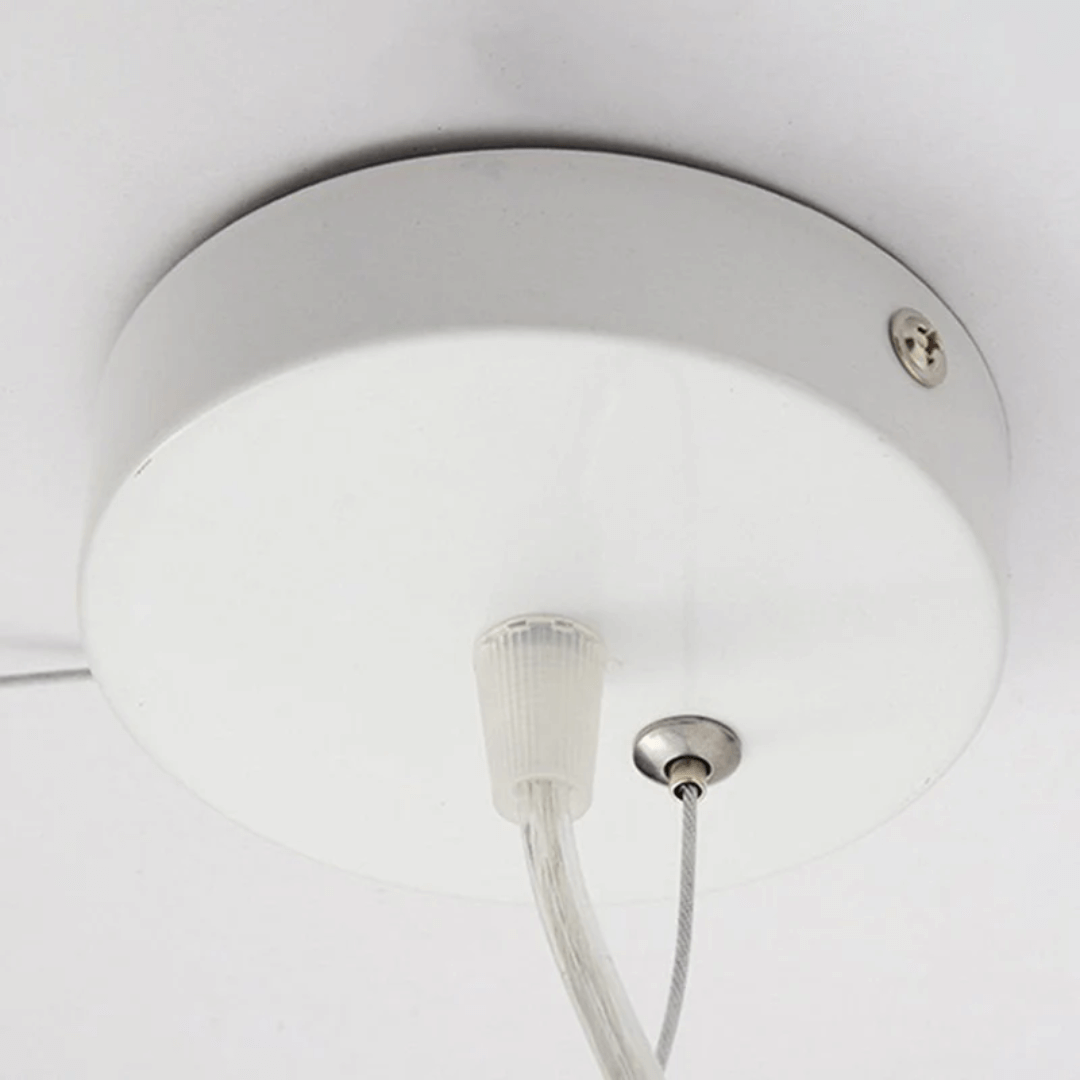 Suspension LED Cloud coton - PVC blanc