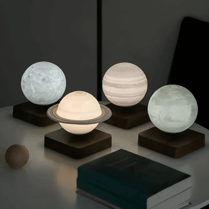 Lampe lunaire flottante avec commande tactile