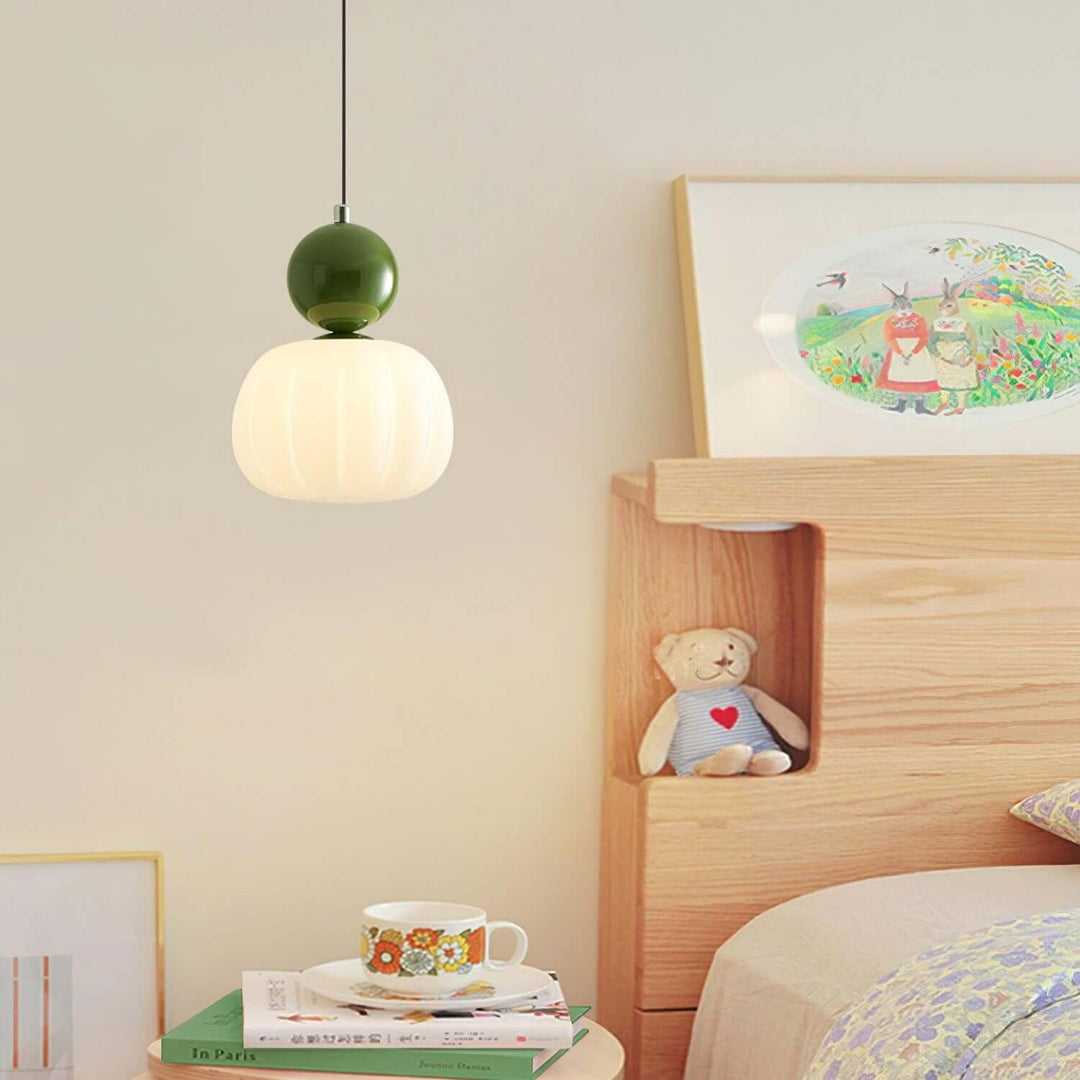 Suspension élégante en forme de citrouille, 14 cm