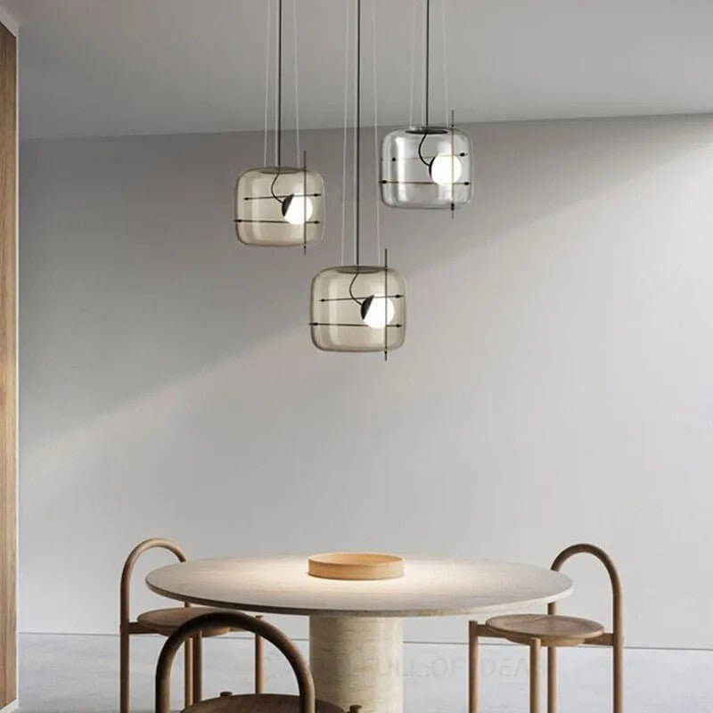Moderne Glas Pendelleuchte Ø 30cm