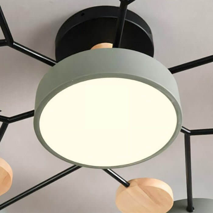 Verzweigte LED-Deckenleuchte Modernes Design