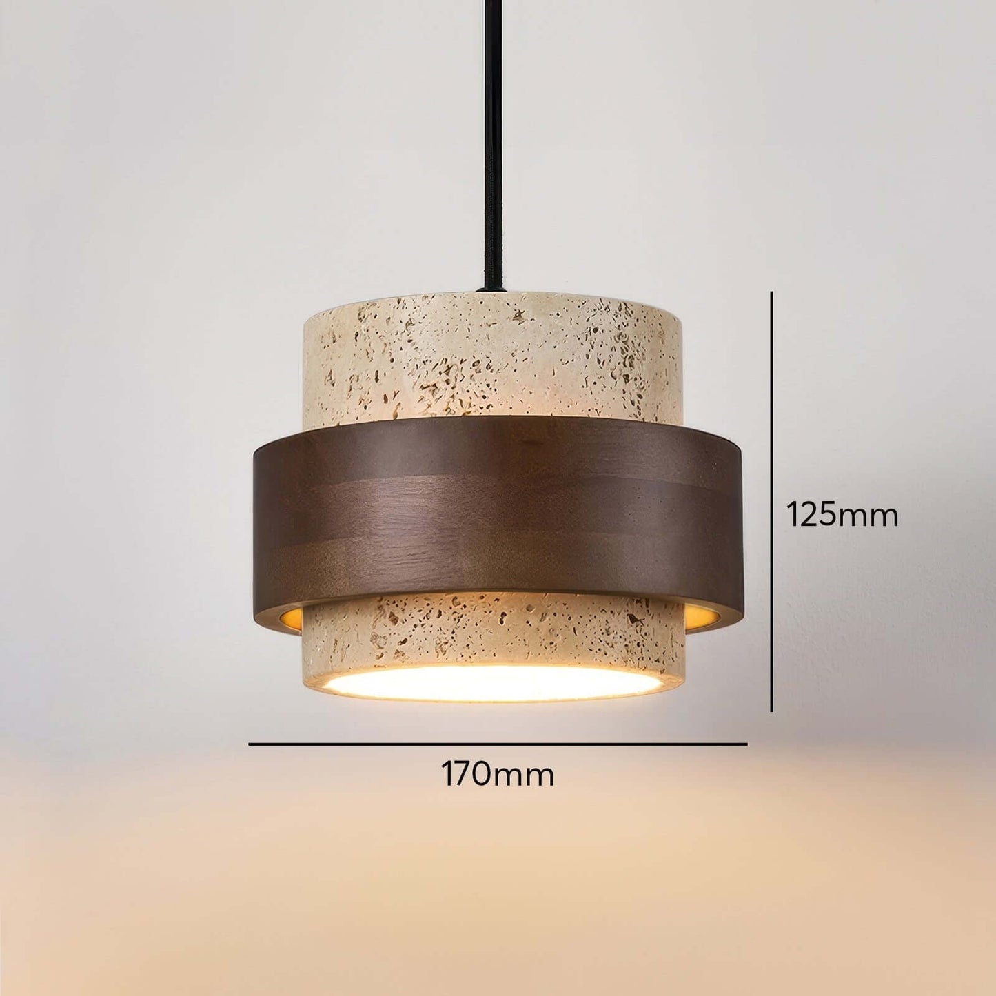 Wabi-Sabi Hängeleuchte Retro Design