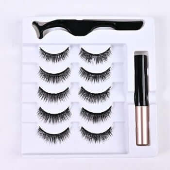 Magnetische Wimpern für Volumen & Länge