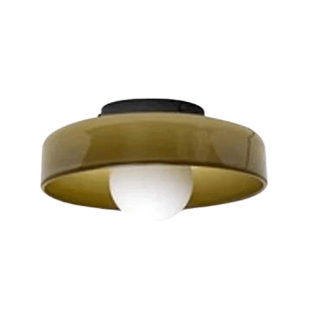 Runde LED Deckenleuchte Modern Glas Lampe