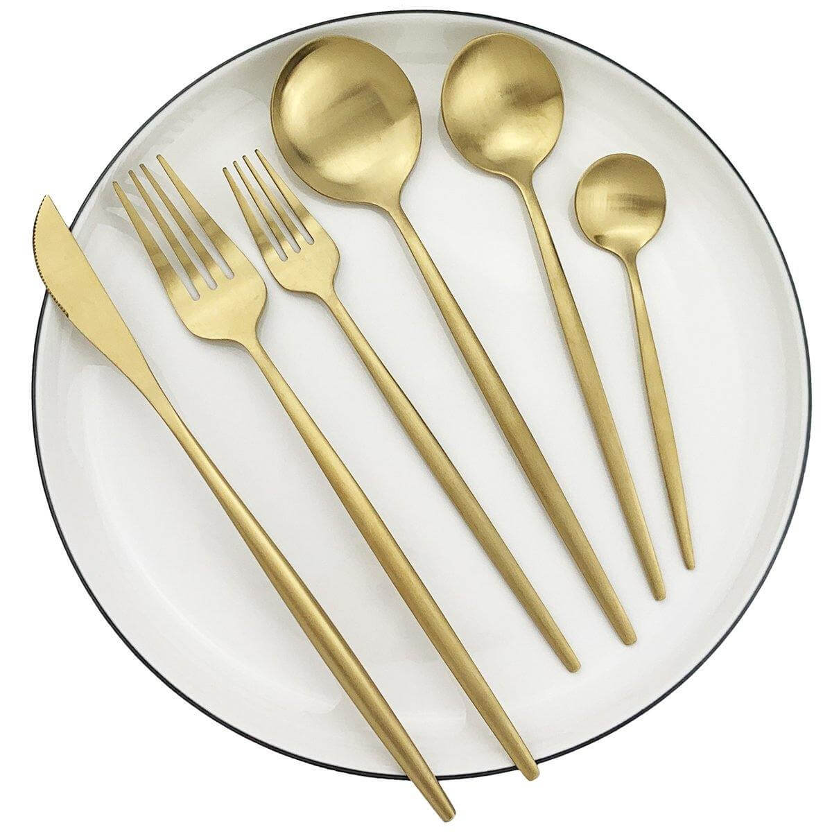 24-teiliges Edelstahlbesteck Set
