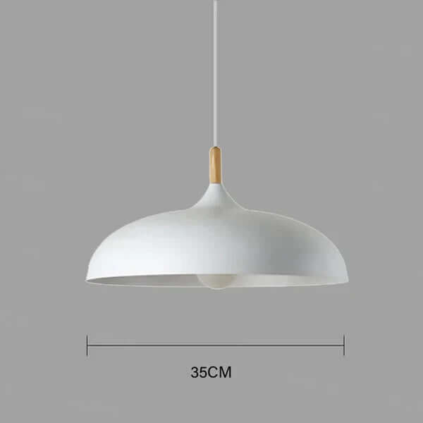 Plafonnier scandinave en chêne