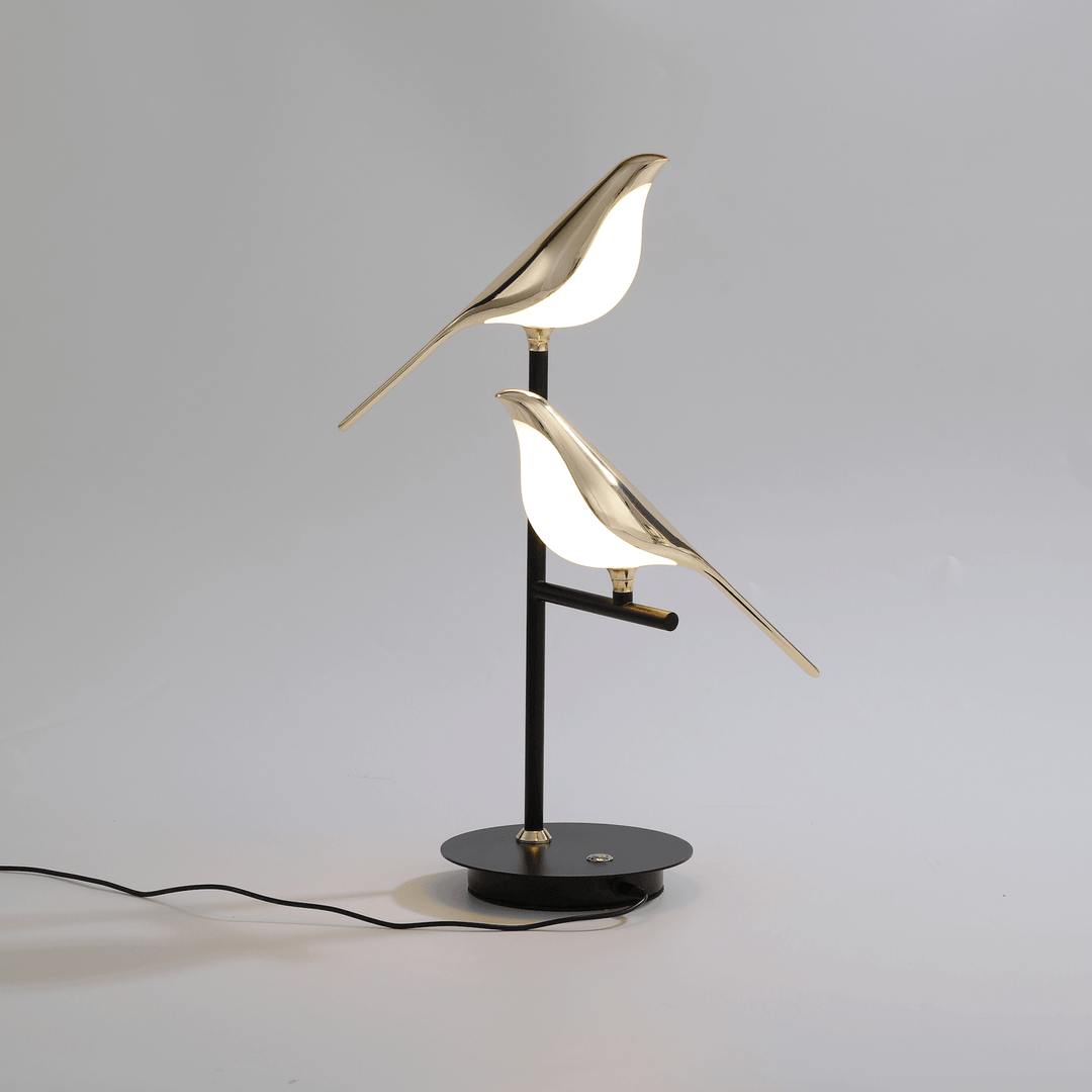 Lampe de table LED moderne au design oiseau