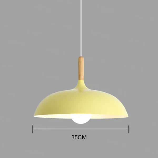 Plafonnier scandinave en chêne