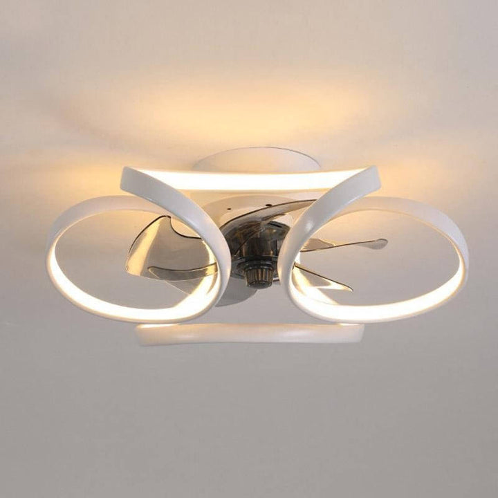 Ventilateur de plafond LED moderne