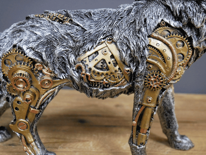 Sculptures animales mécaniques de style steampunk