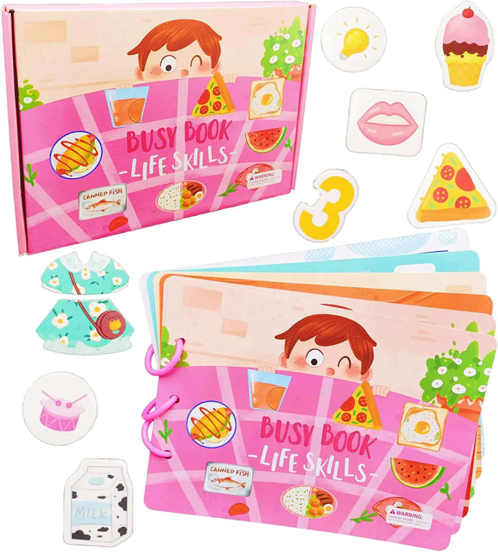 Livre d'activités Montessori pour enfants : Apprendre en s'amusant