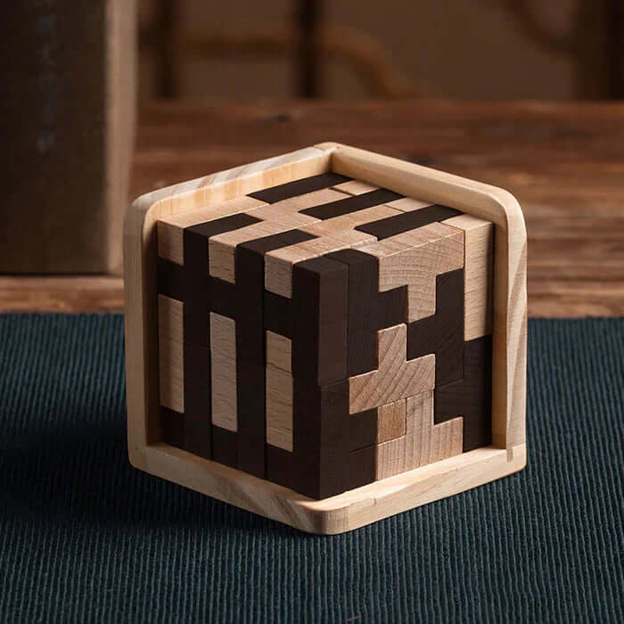 3D Holzpuzzle - Kreativität & Logik für Kinder ab 6 Jahren