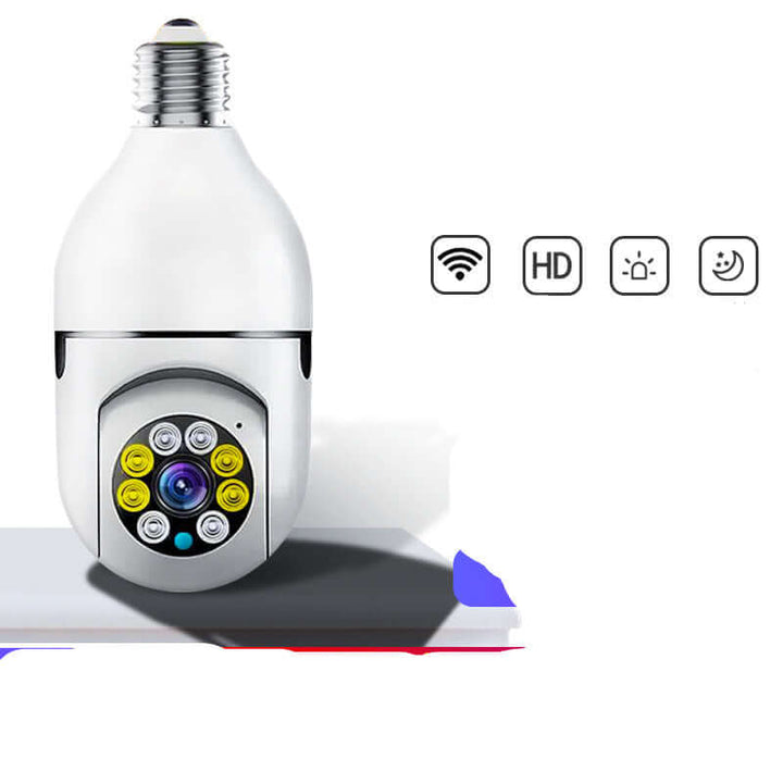 Caméra de sécurité intelligente avec 1080p et lumière