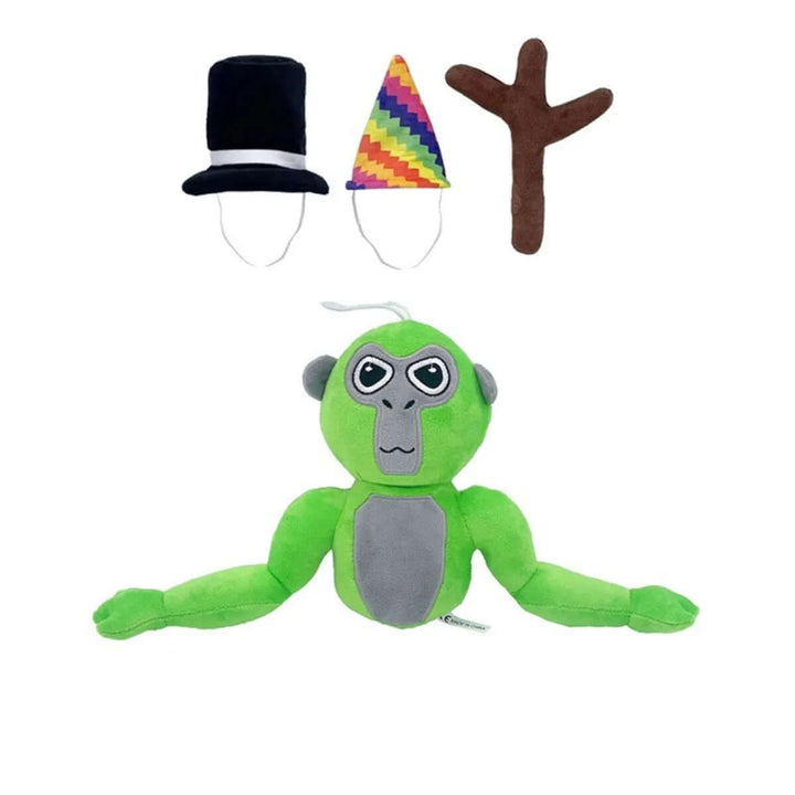 Kuschelweicher Gorilla Plüschtier - Buntes Design