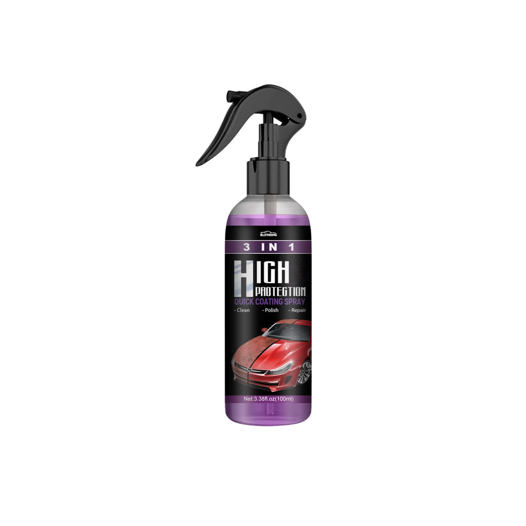 Auto-Schutzspray 3in1: Lack Glas  & Kunststoffpflege