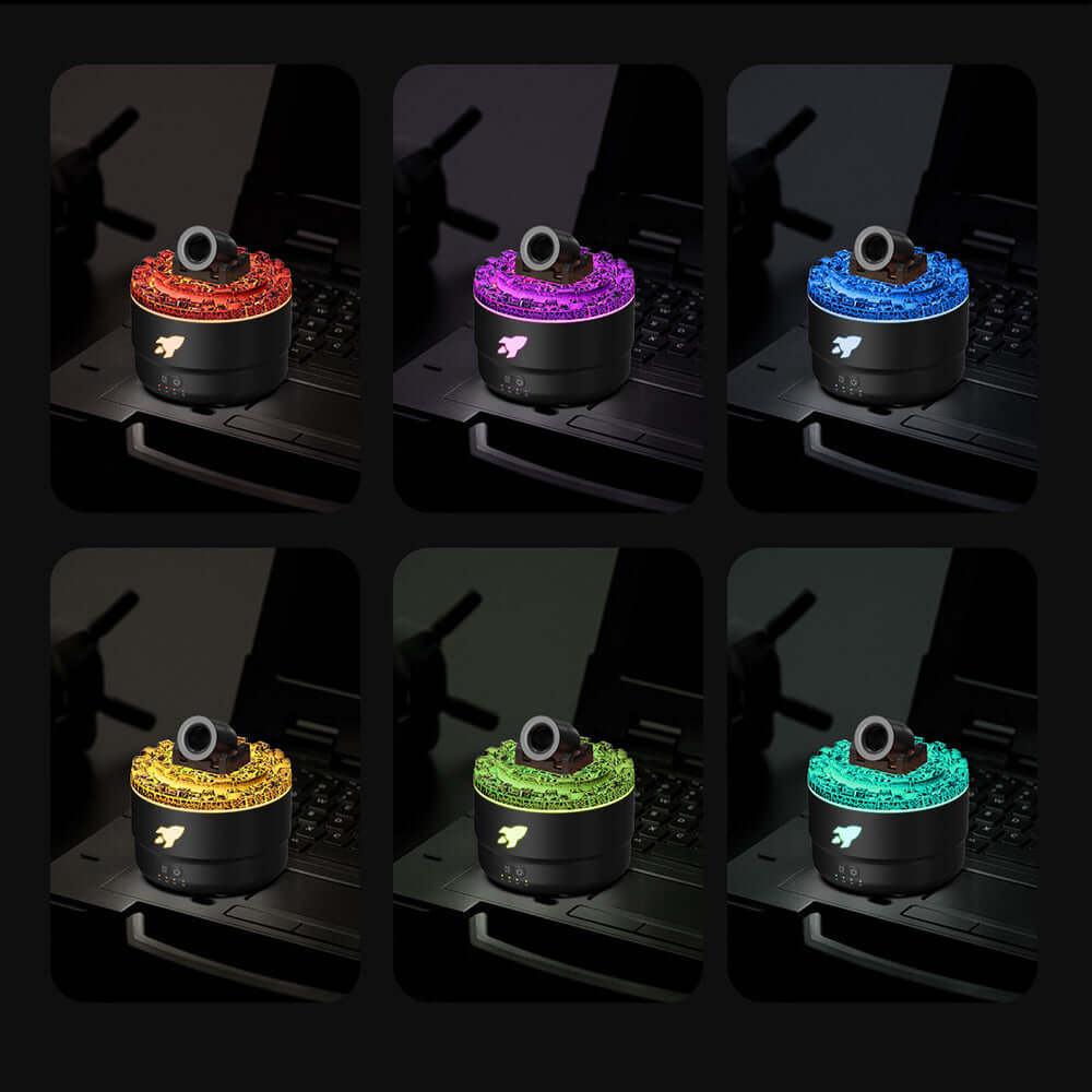 Lava-Aromadiffusor & Luftbefeuchter mit LED-Nachtlicht