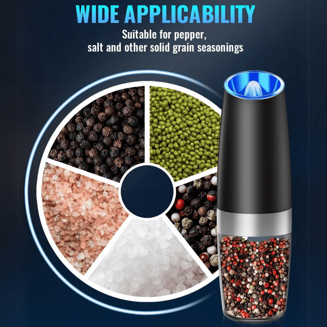 Elektrische Pfeffermühle & Salzmühle Set - Wiederaufladbar