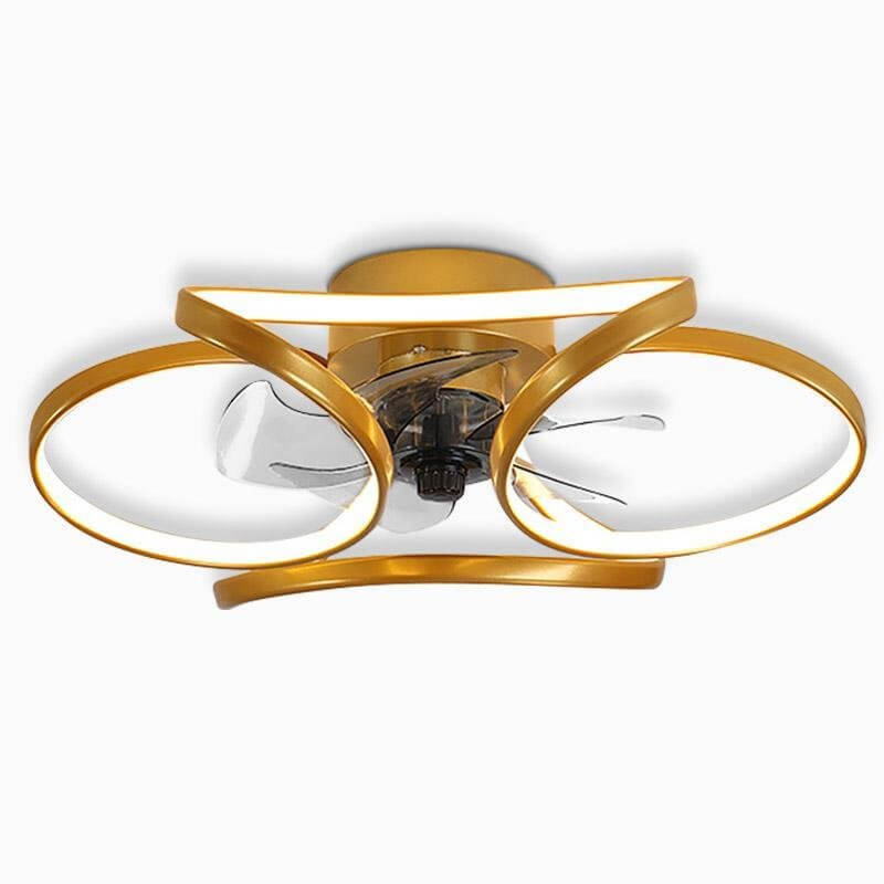 Ventilateur de plafond LED moderne