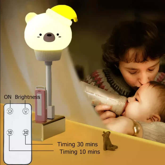Veilleuse LED avec minuterie - motif animal - USB