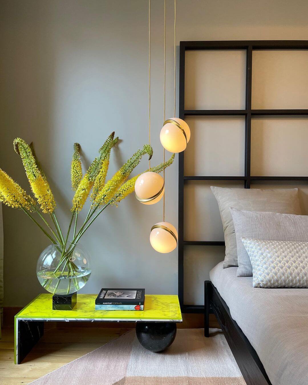 Suspension en forme de lune Design moderne